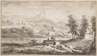 V 002
<br/>
Oosters landschap
<br/>
<em>Liender, Jacobus van (1696-1759)</em>